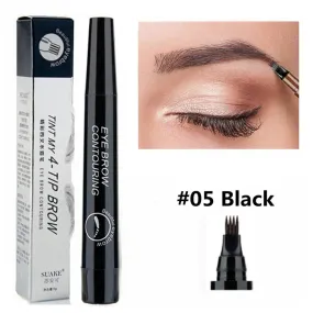 4 Point Evebrow Pencil Maquillajes Para Mujer Waterproof Liquid Eyebrow Pen Makeup Long Lasting Cosmetic Microblade Brow Pencil / SAUKE