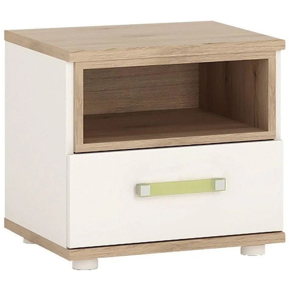 4Kids Bedside Cabinet With Lemon Handles