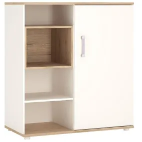 4Kids Low Cabinet with Lilac Handles