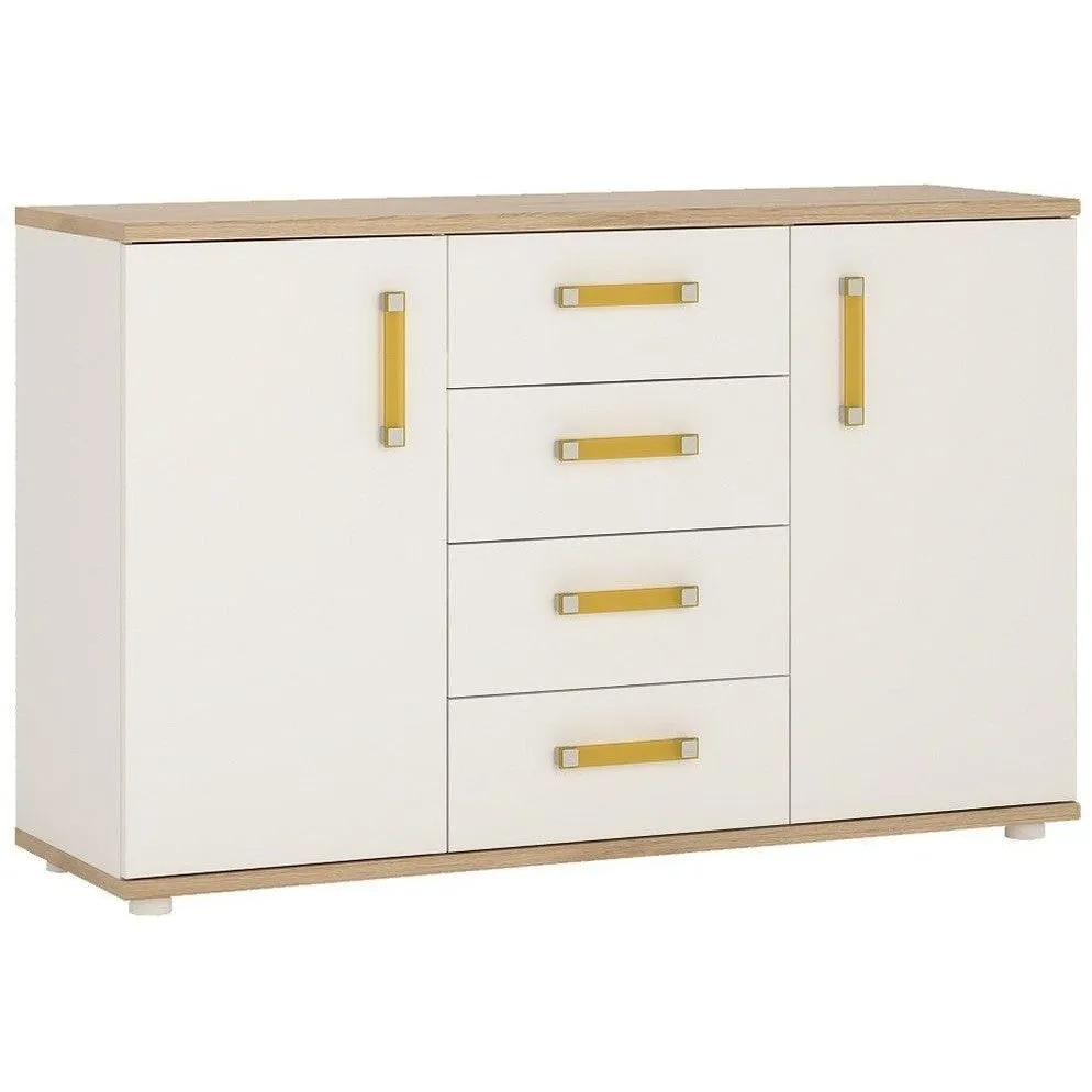 4Kids White & Oak Sideboard with Drawers