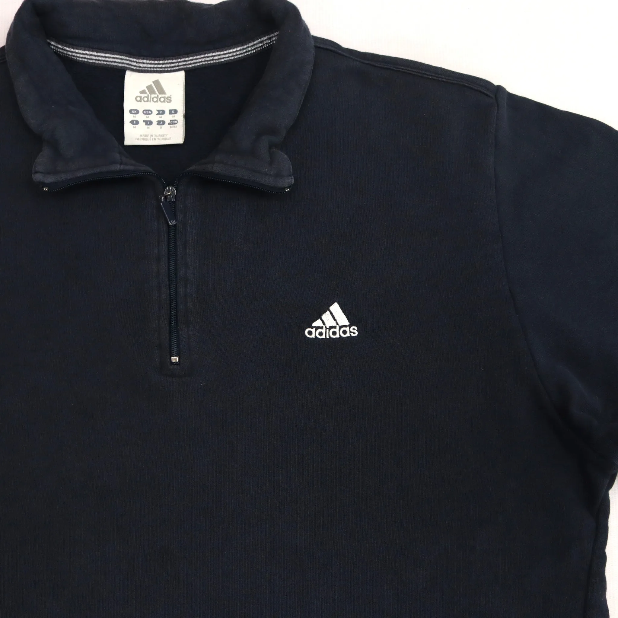 Adidas Black Quarter Zip Sweatshirt