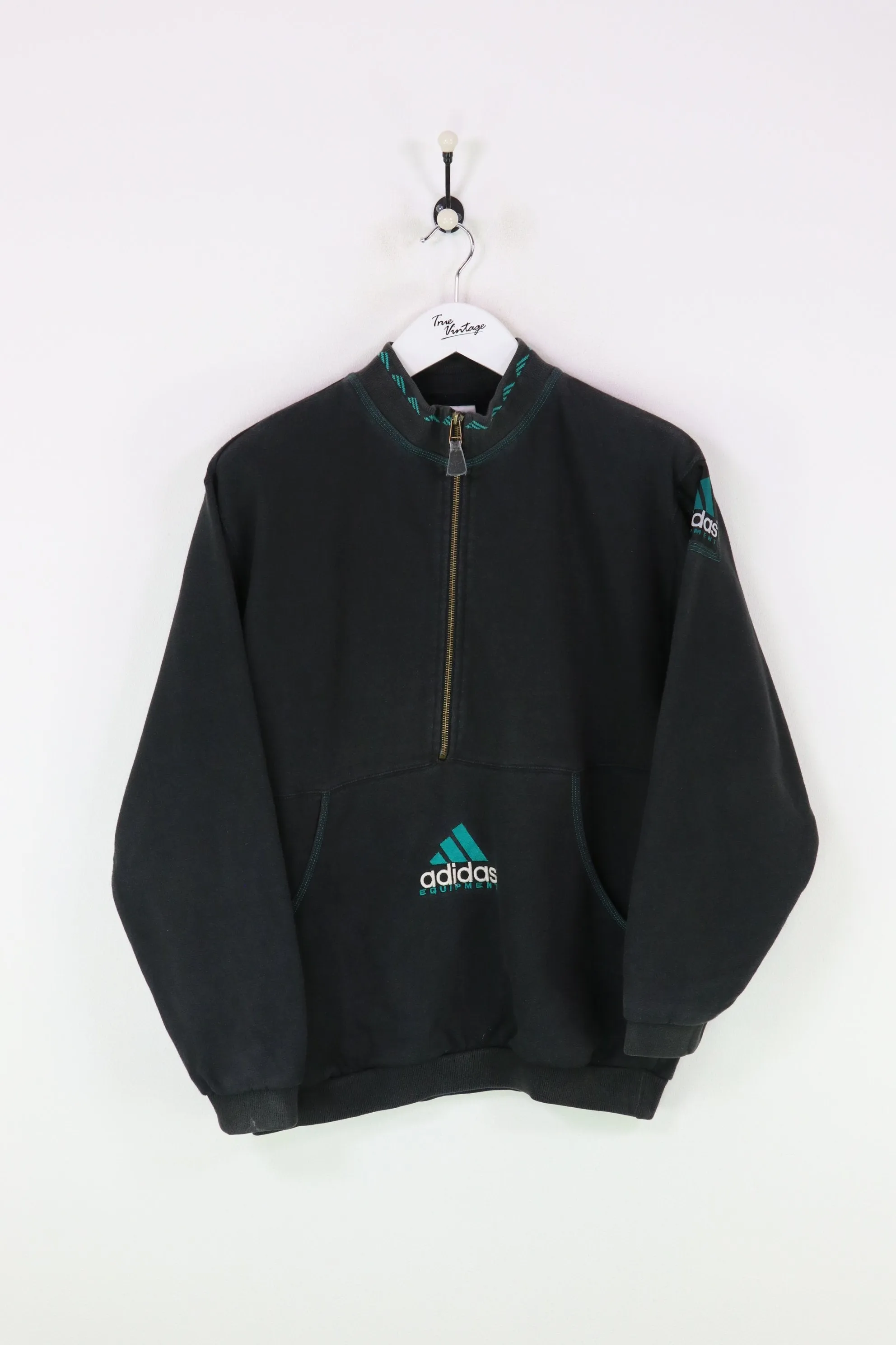 Adidas Equipment Half Zip Sweatshirt Black Medium