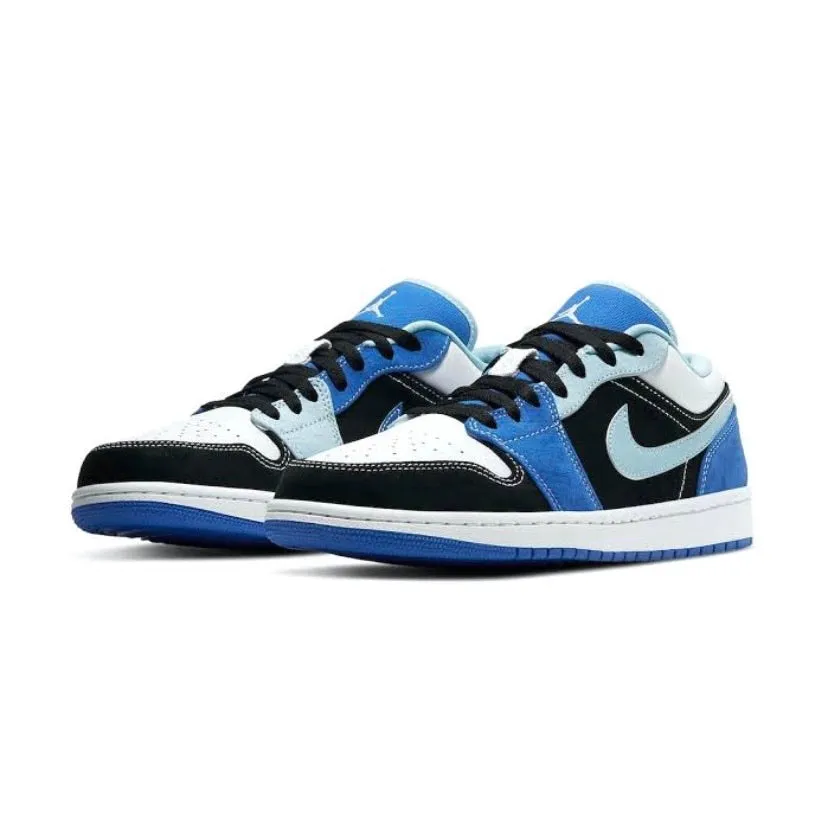 Air Jordan 1 Low Racer Blue Black Light Blue White