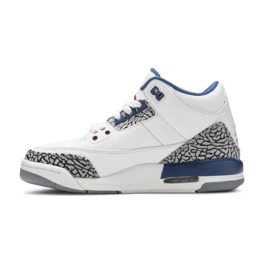 Air Jordan 3 GS Retro True Blue White Varsity Red