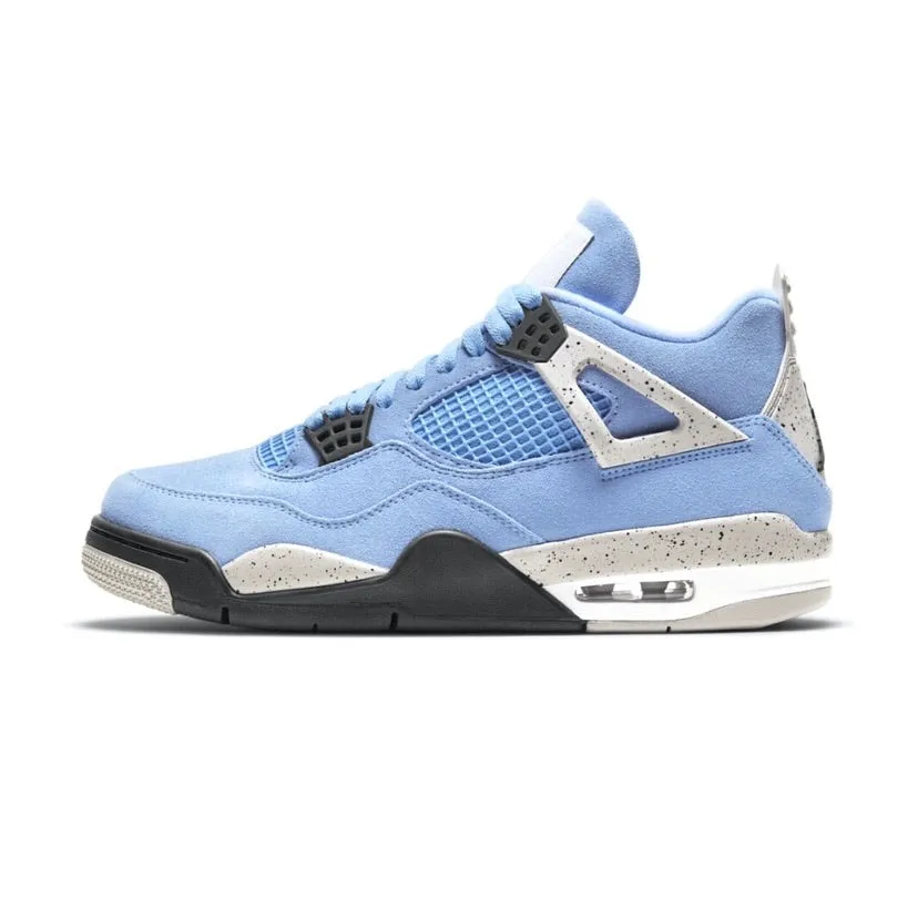 Air Jordan 4 Retro UNC University Blue Black White