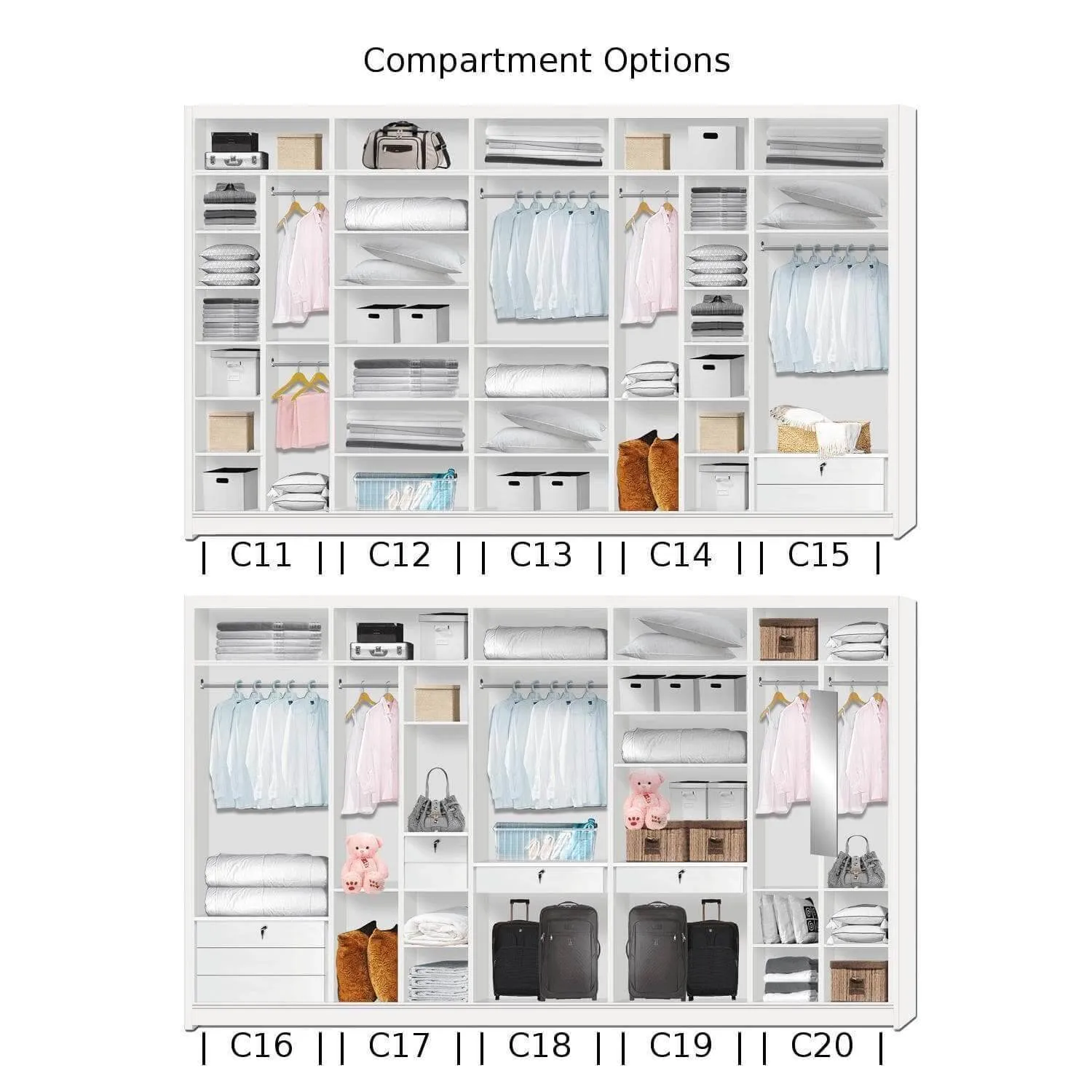 Amity Modular Wardrobe A01