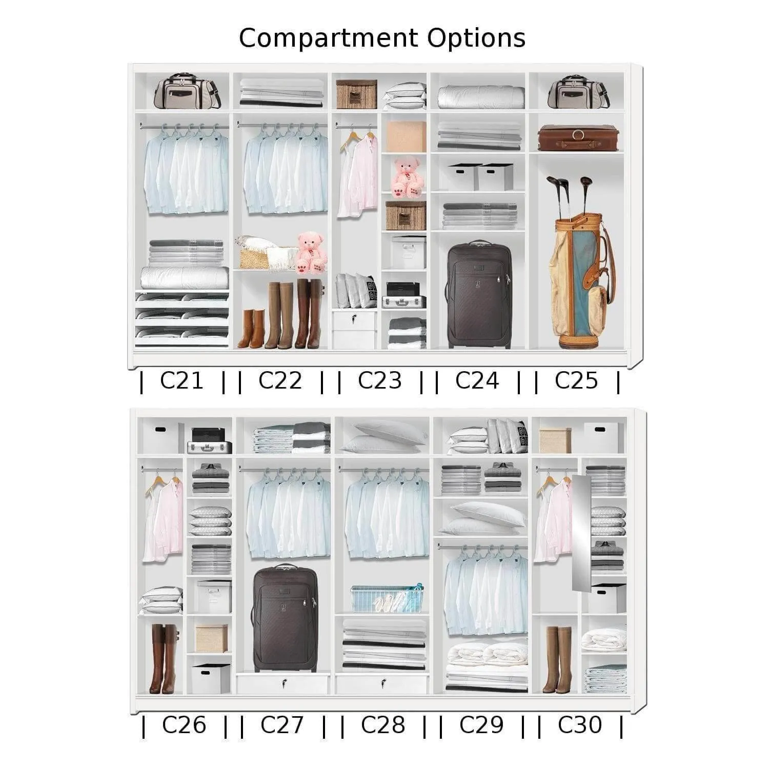 Amity Modular Wardrobe A01