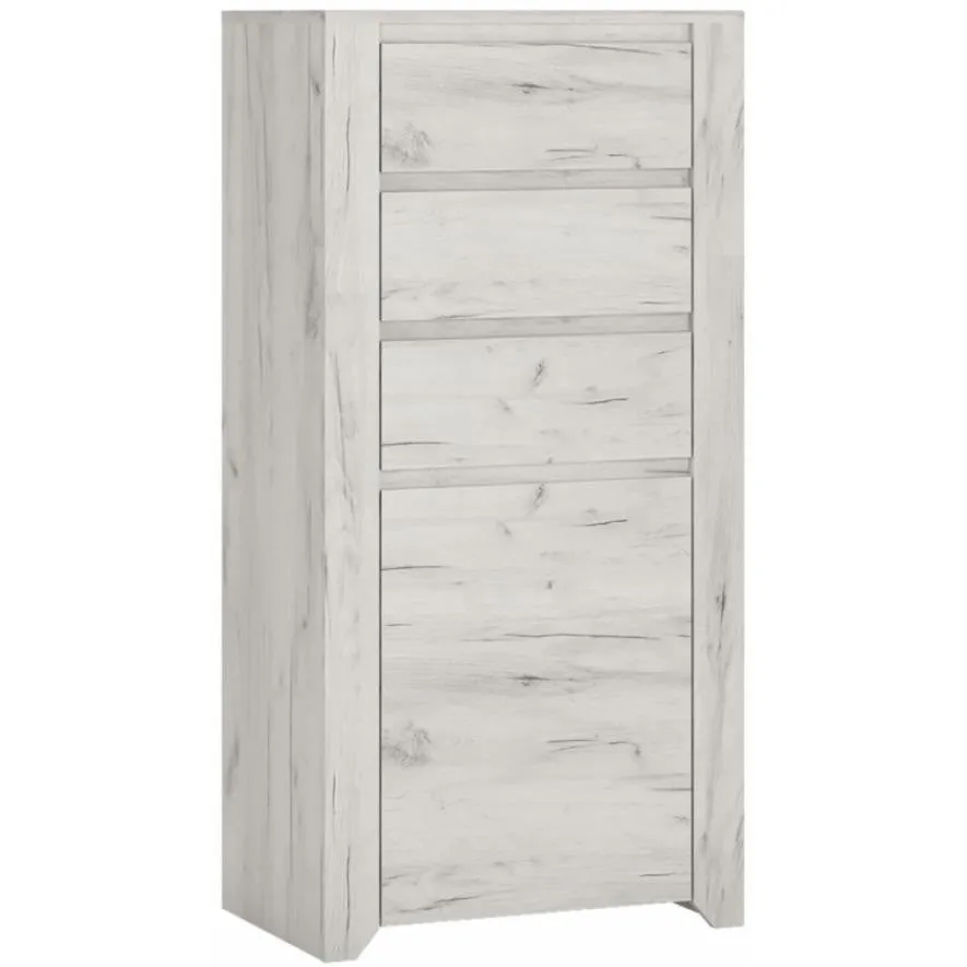 Angel Oak Melamine Finish 3 Chest Of Drawers