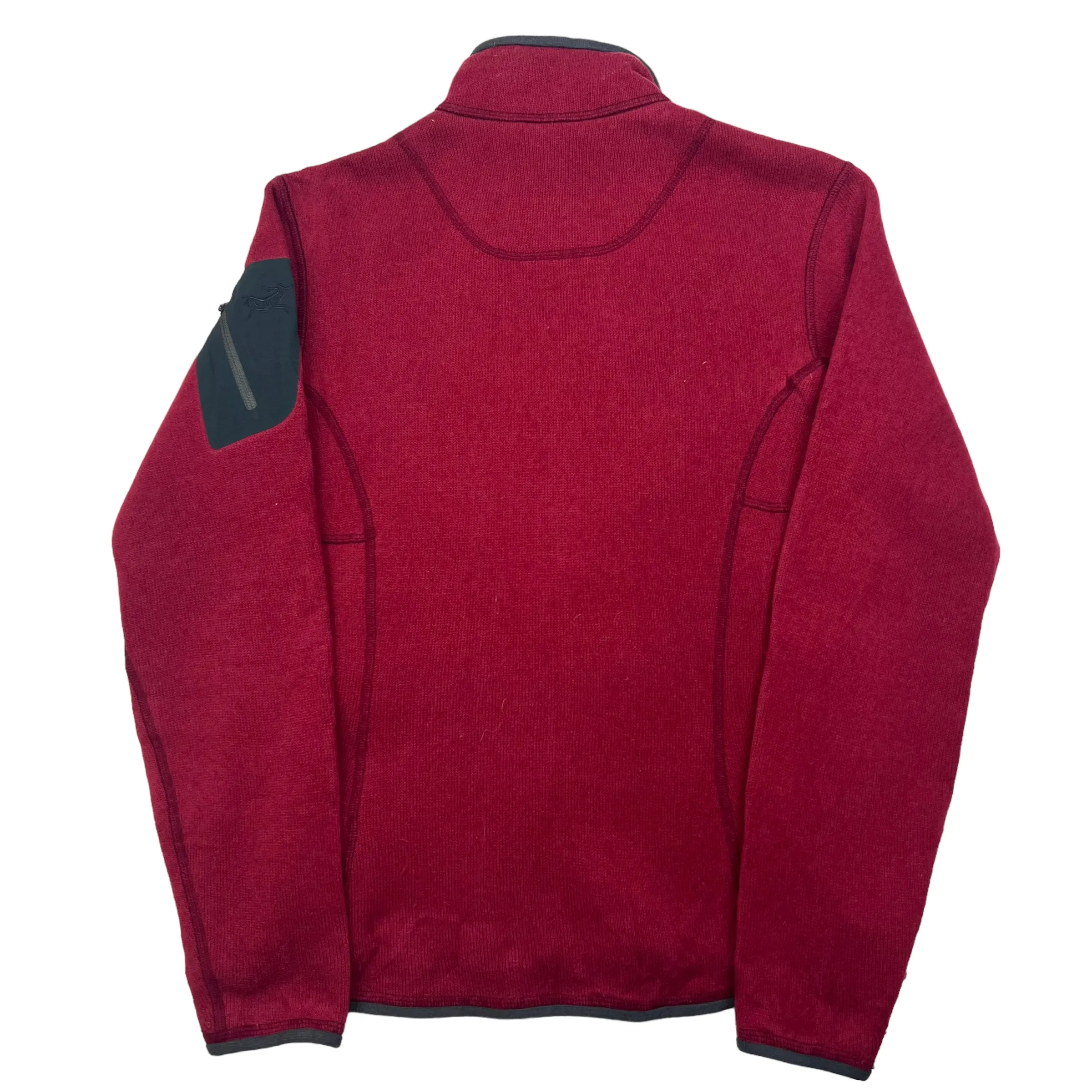 Arc'teryx Maroon Zip Up Fleece