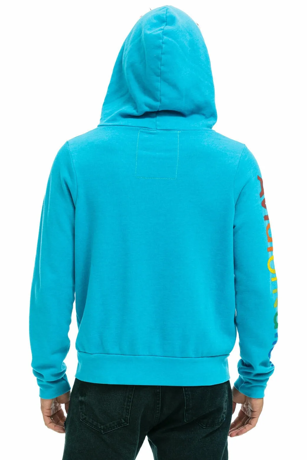 AVIATOR NATION HAMPTONS HOODIE - NEON BLUE