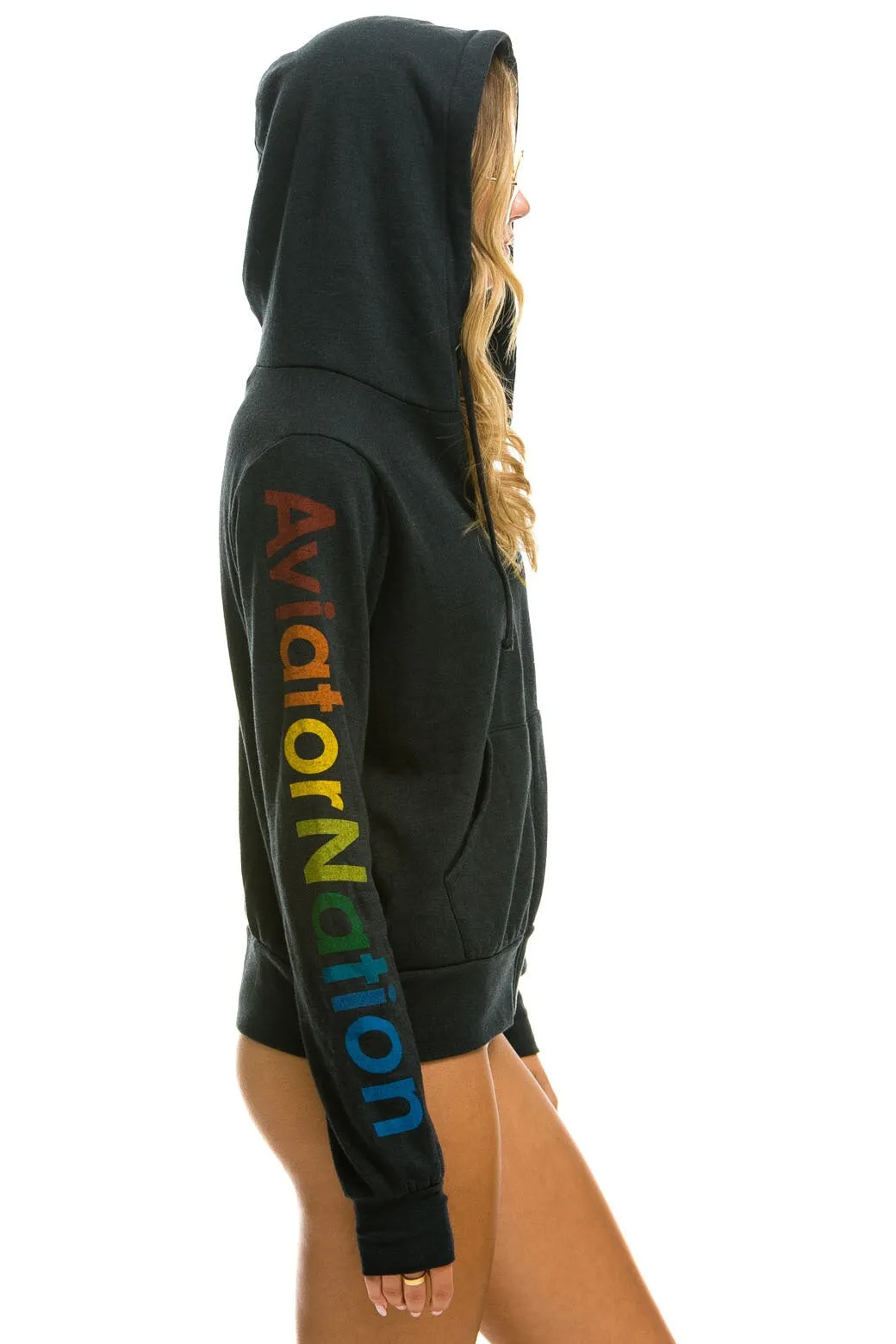 AVIATOR NATION NEW YORK CITY HOODIE - CHARCOAL