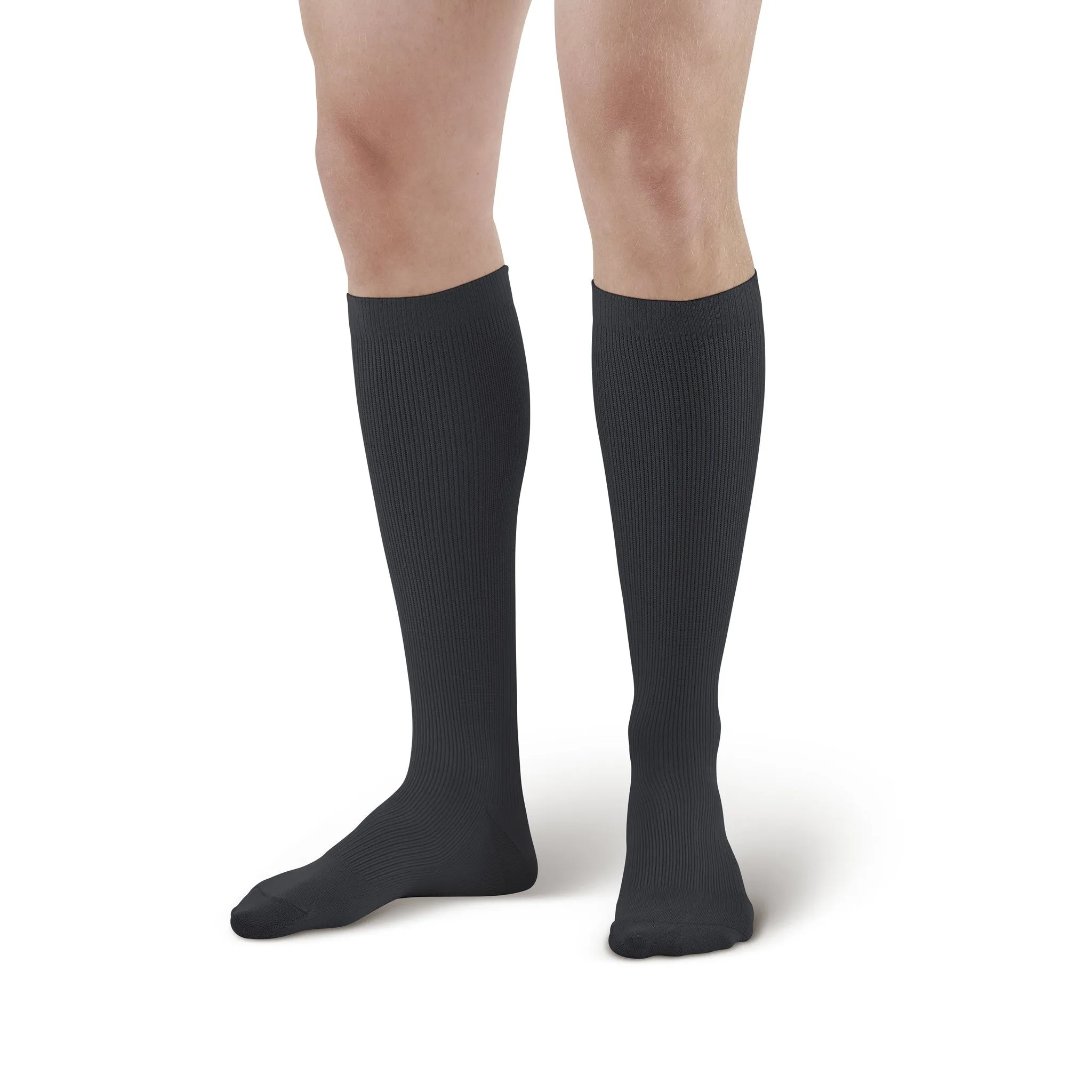 AW Style 101 Men's Microfiber Knee High Dress Socks - 15-20 mmHg (Sale)