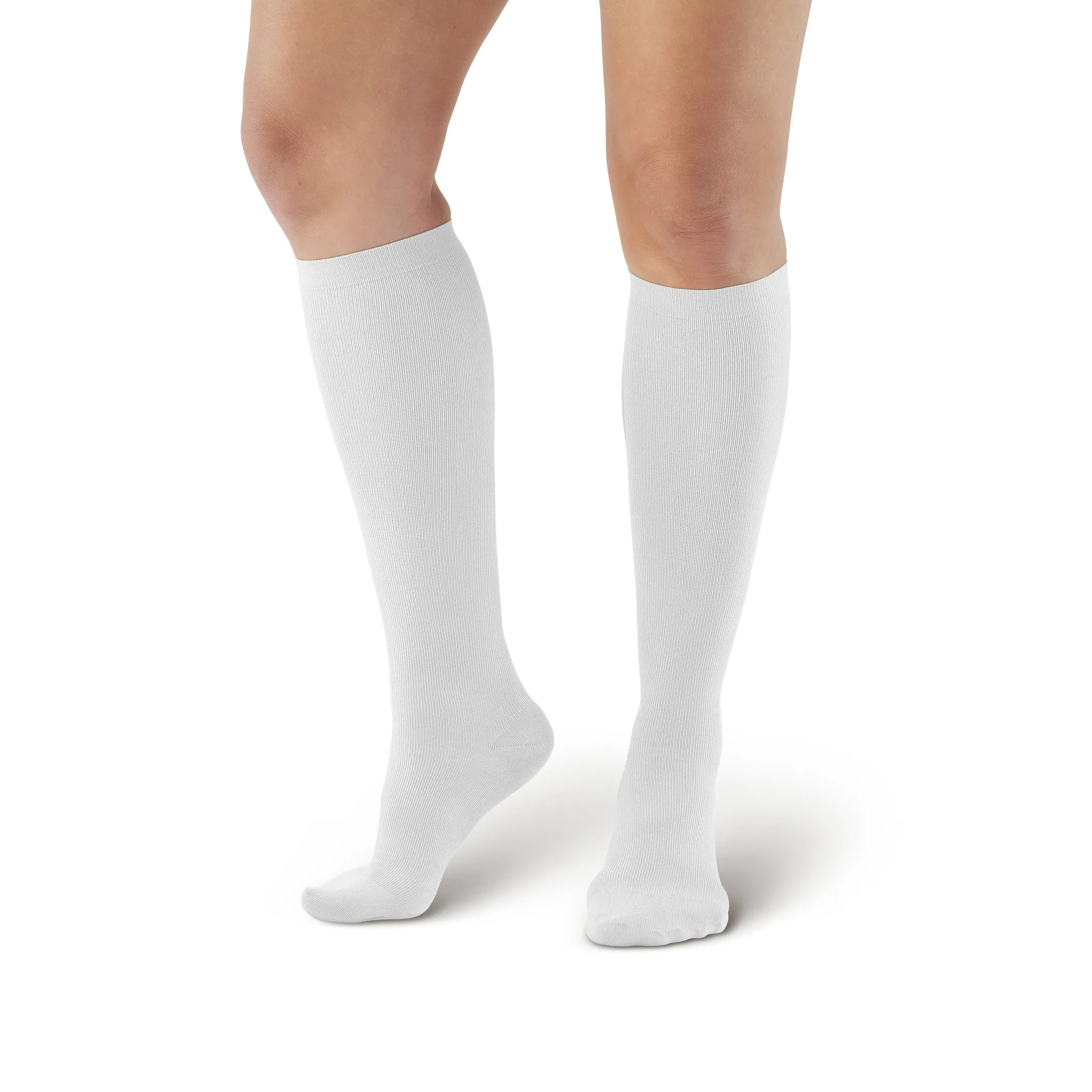 AW Style 112 Women's Microfiber Knee High Socks - 15-20 mmHg