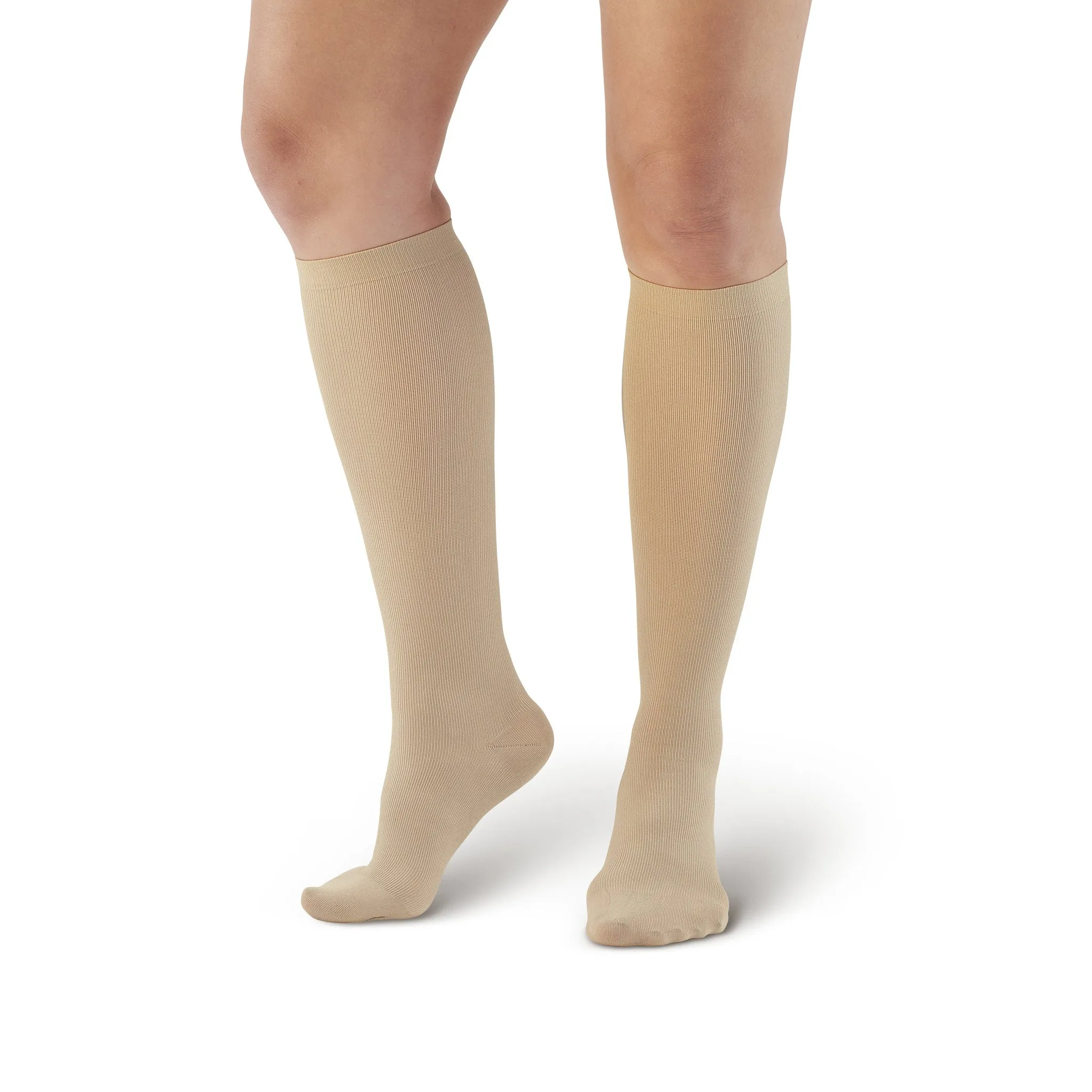 AW Style 112 Women's Microfiber Knee High Socks - 15-20 mmHg