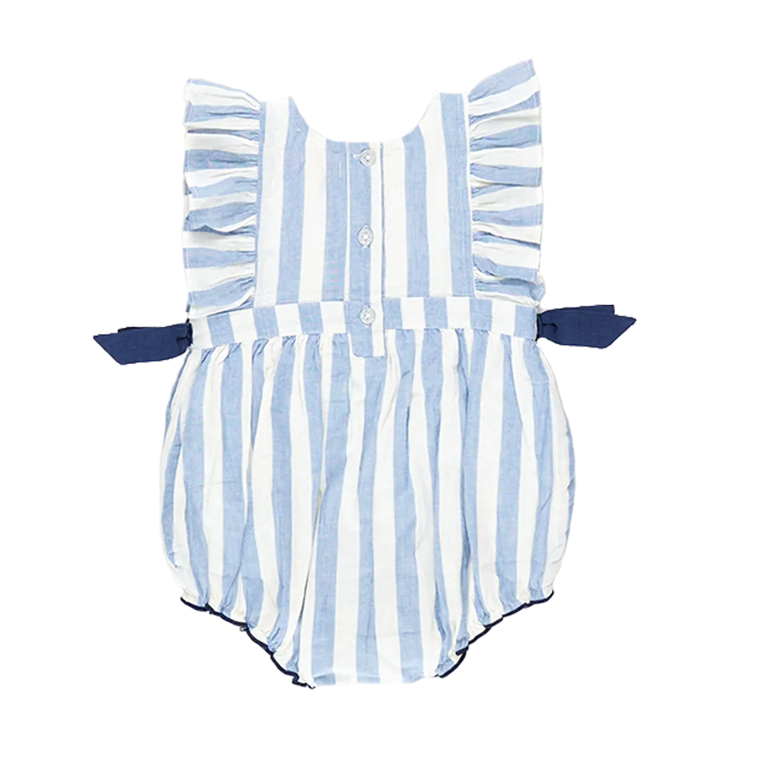 Baby Girls Amy Bubble - Faded Stripe