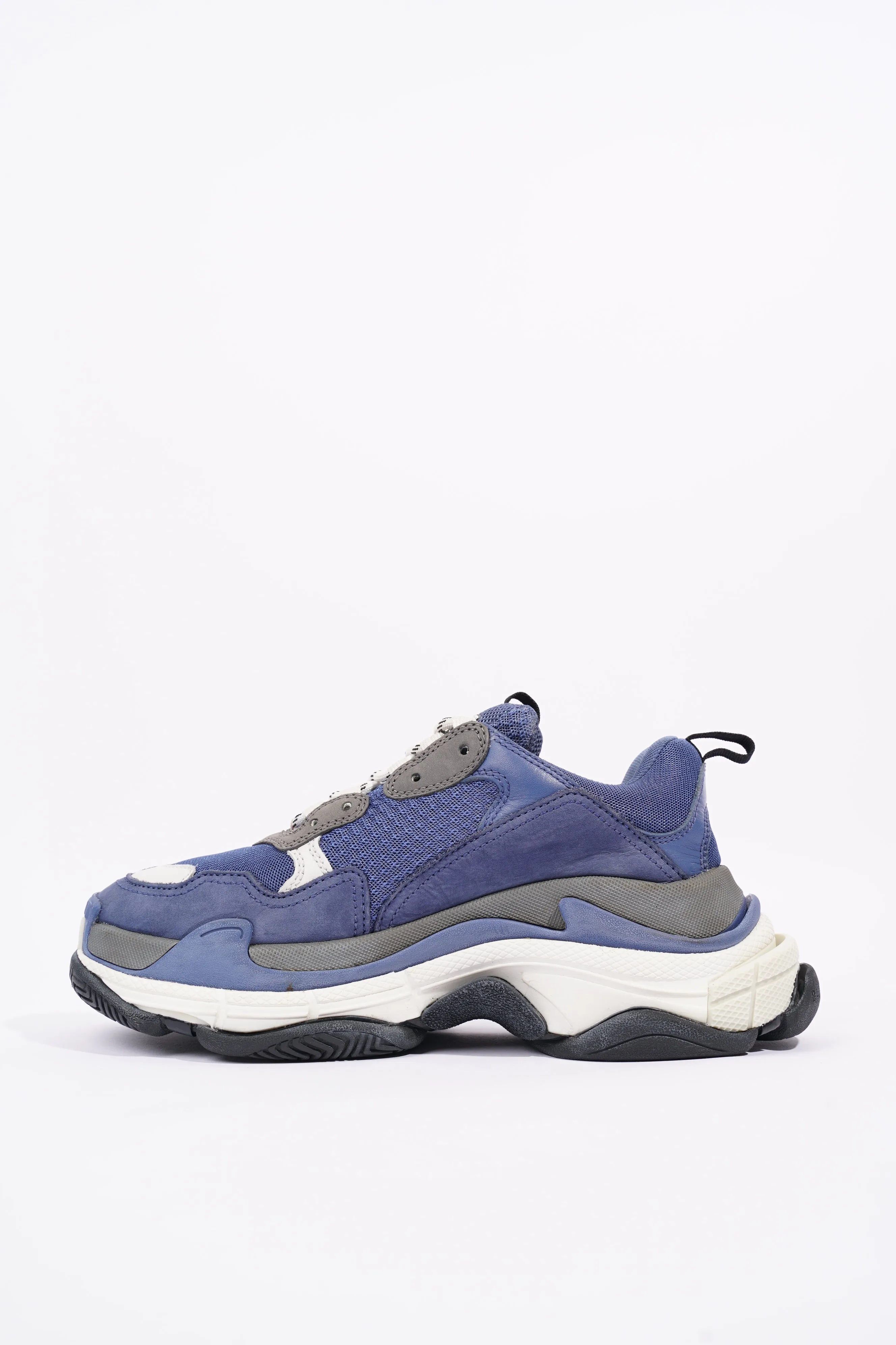 Balenciaga Mens Triple S Navy / Grey / White EU 39 / UK 5