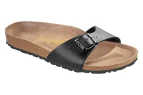 Birkenstock Madrid Black Birko Flor