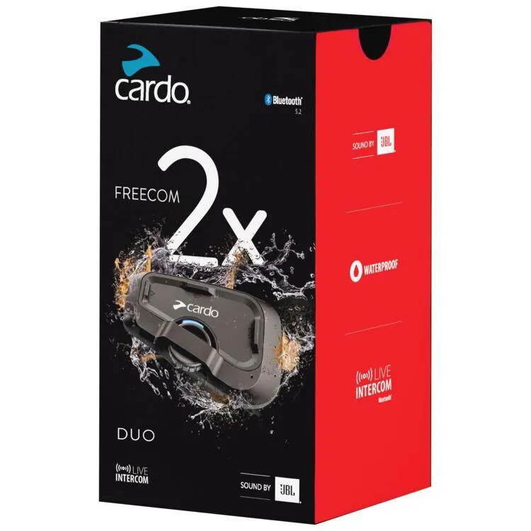 Cardo Freecom 2X Bluetooth Headset DUO