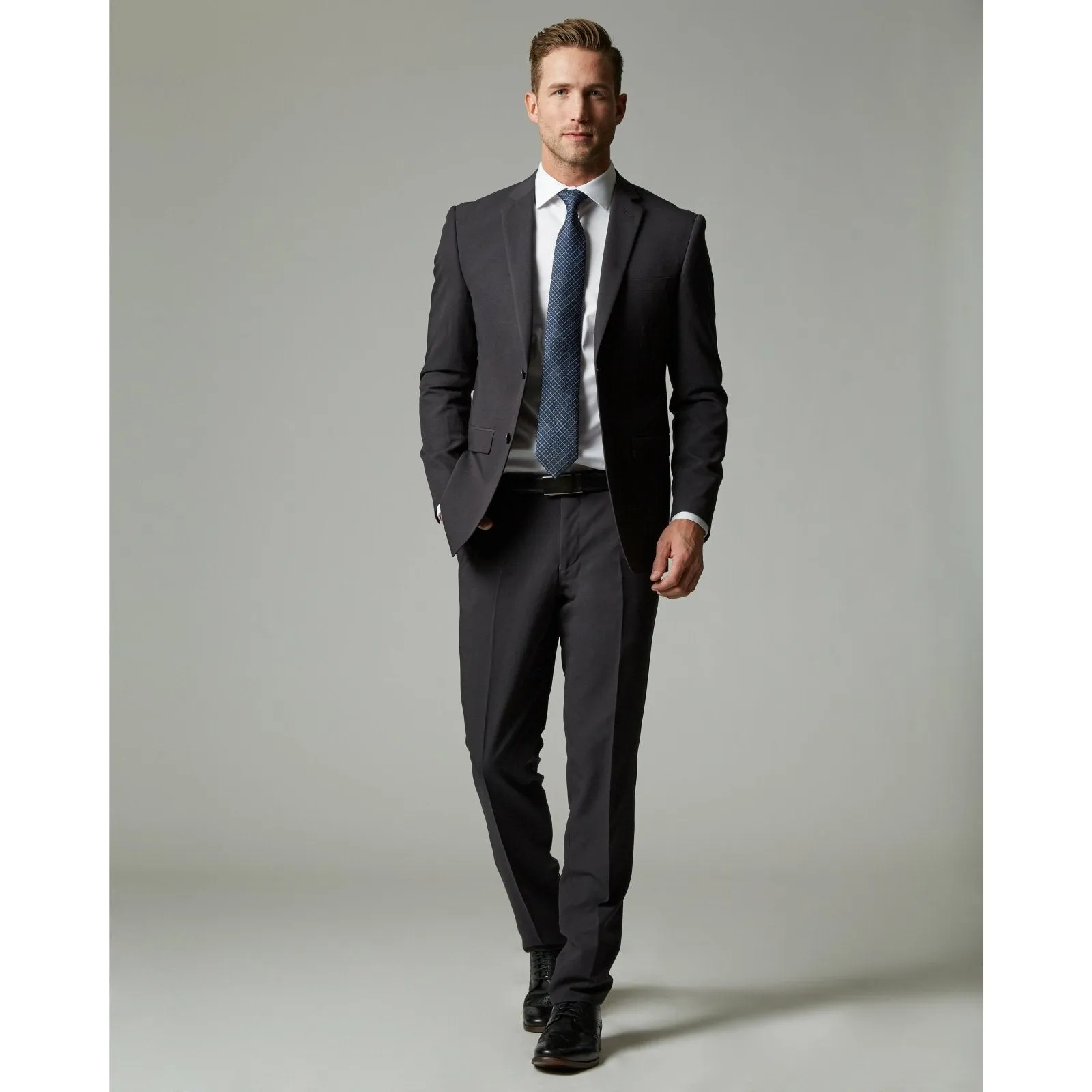 Charcoal Tempo Stretch Slim Fit Suit