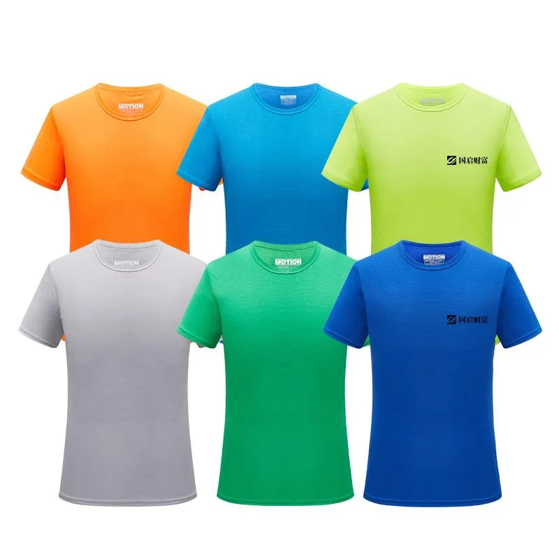 Checkered Quick Dry Round Neck Sports T-Shirt