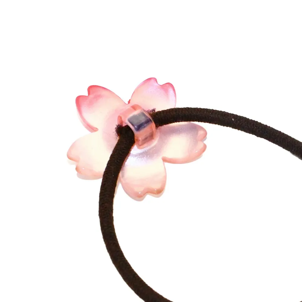 Cherry Blossom Ponytail Holder