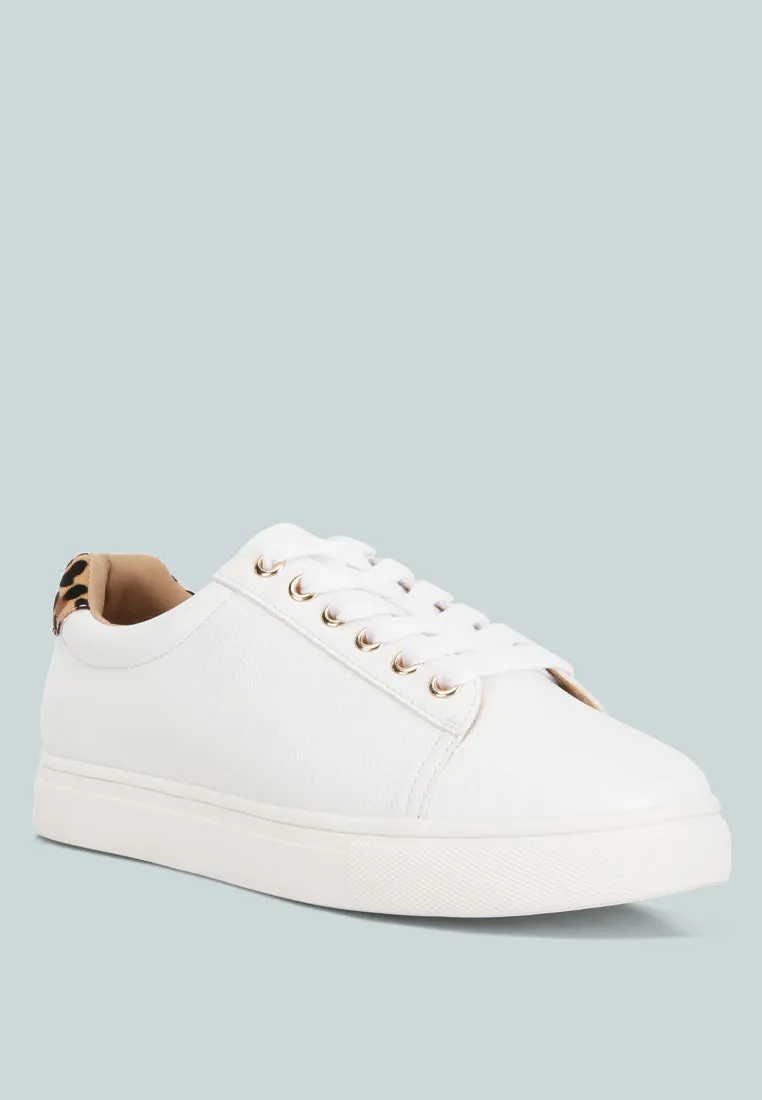 Colette Croc Back Panel Sneakers