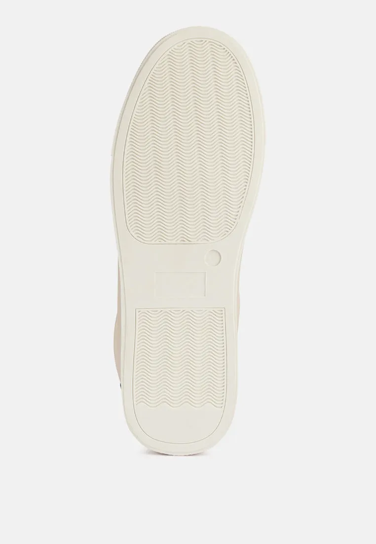 Colette Croc Back Panel Sneakers