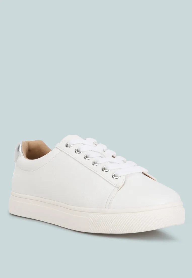 Colette Croc Back Panel Sneakers