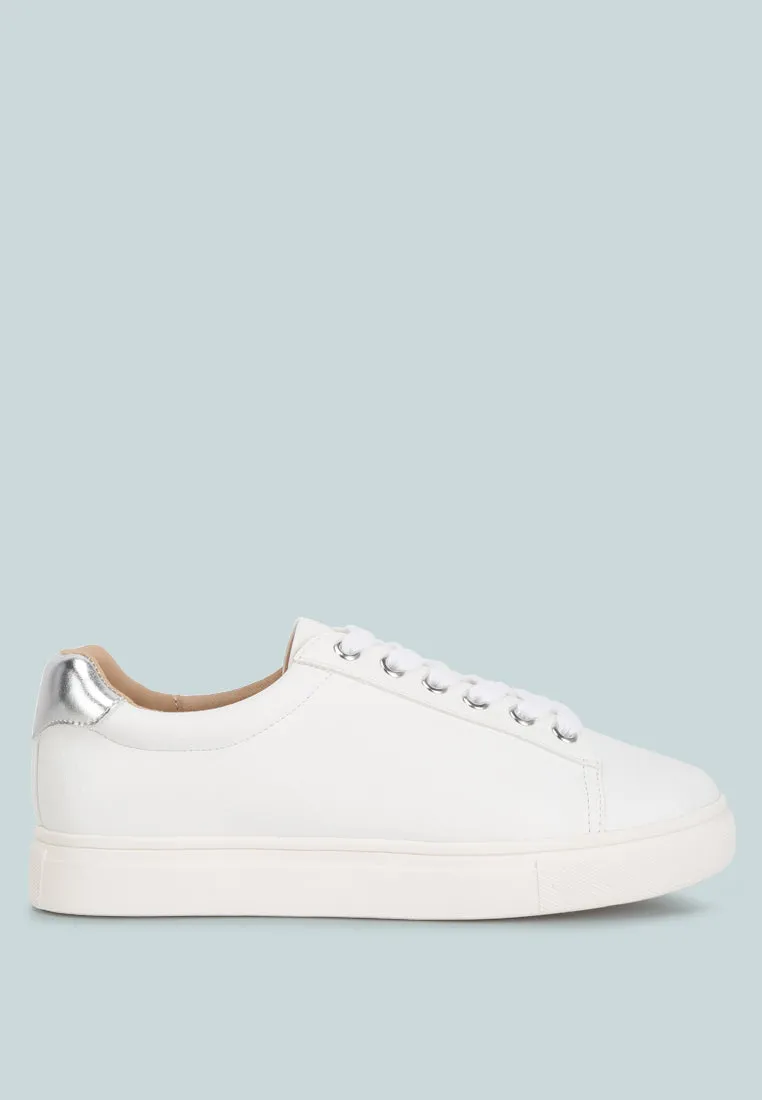 Colette Croc Back Panel Sneakers