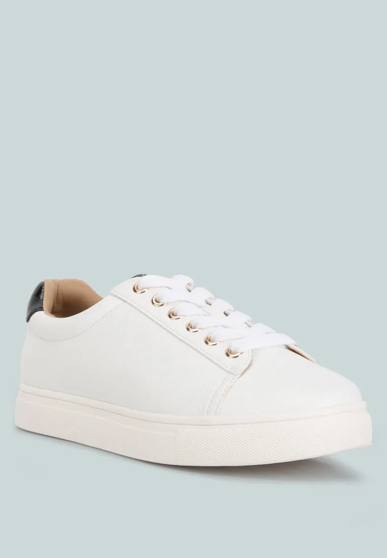 Colette Croc Back Panel Sneakers