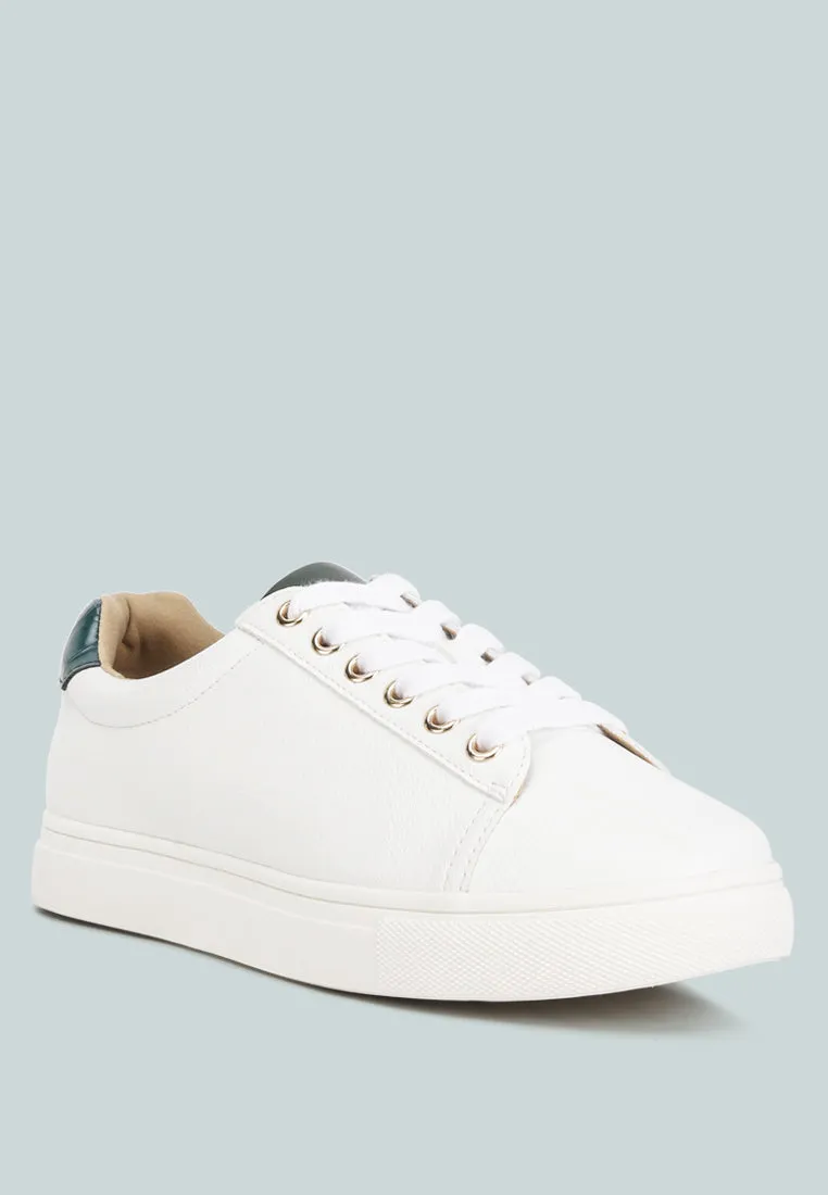 Colette Croc Back Panel Sneakers