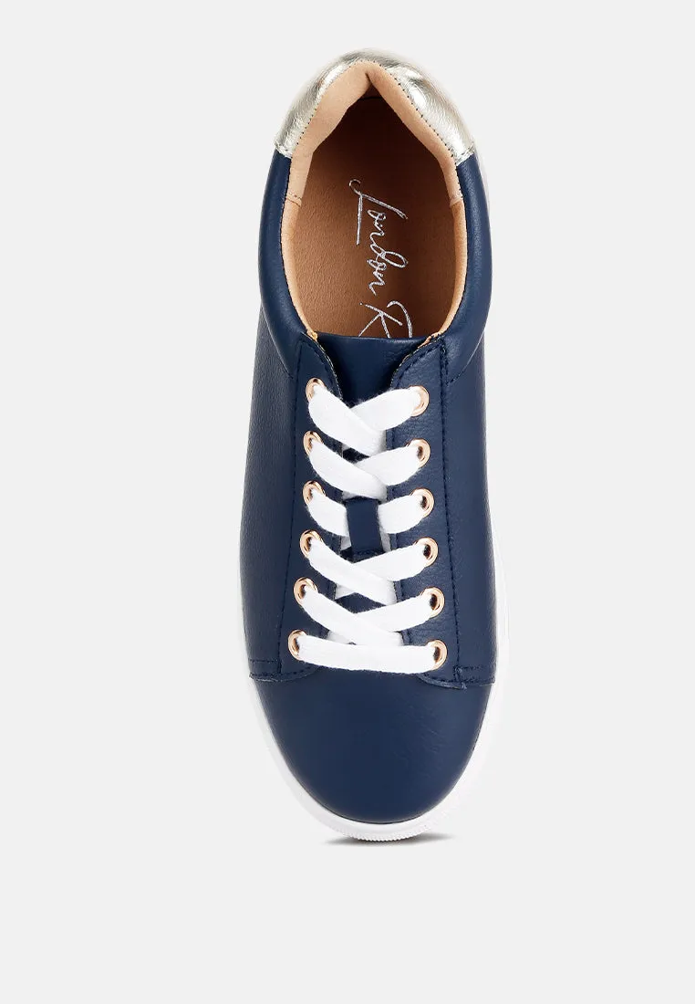 Colette Croc Back Panel Sneakers