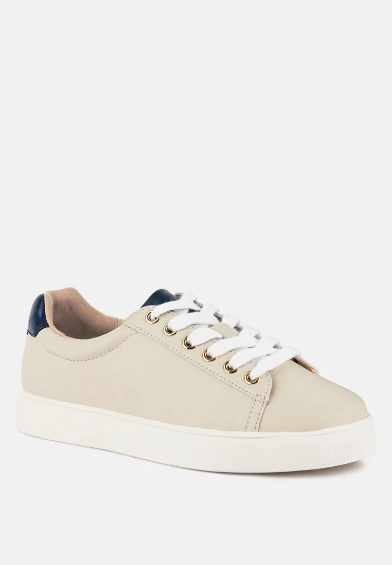 Colette Croc Back Panel Sneakers