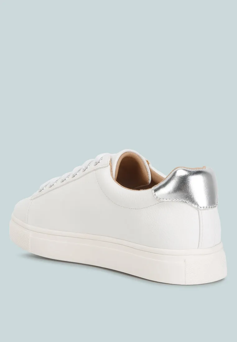 Colette Croc Back Panel Sneakers