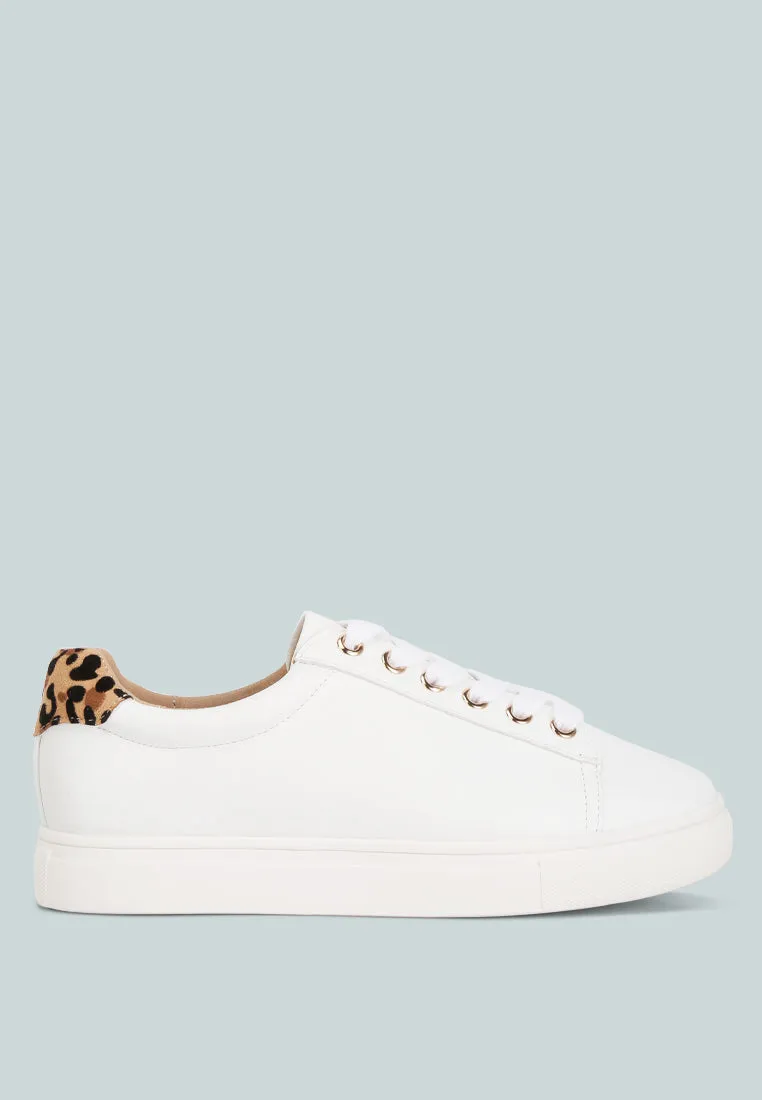 Colette Croc Back Panel Sneakers