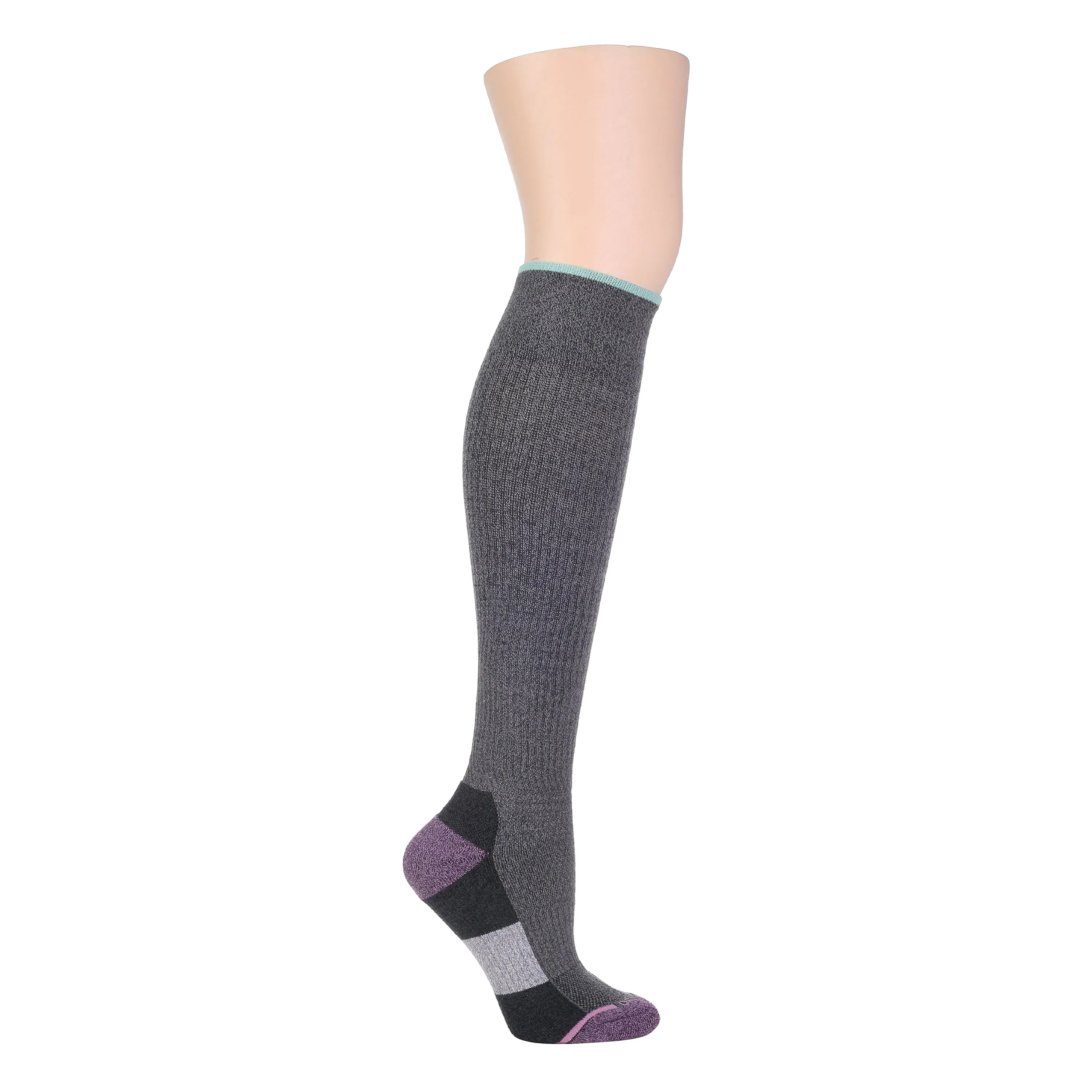 Color Block Cushion | Compression Outdoor Medium Weight Knee-High For Women