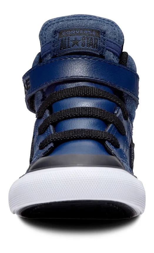 Converse Pro Blaze Strap Toddler Hi Top Navy/Black/White