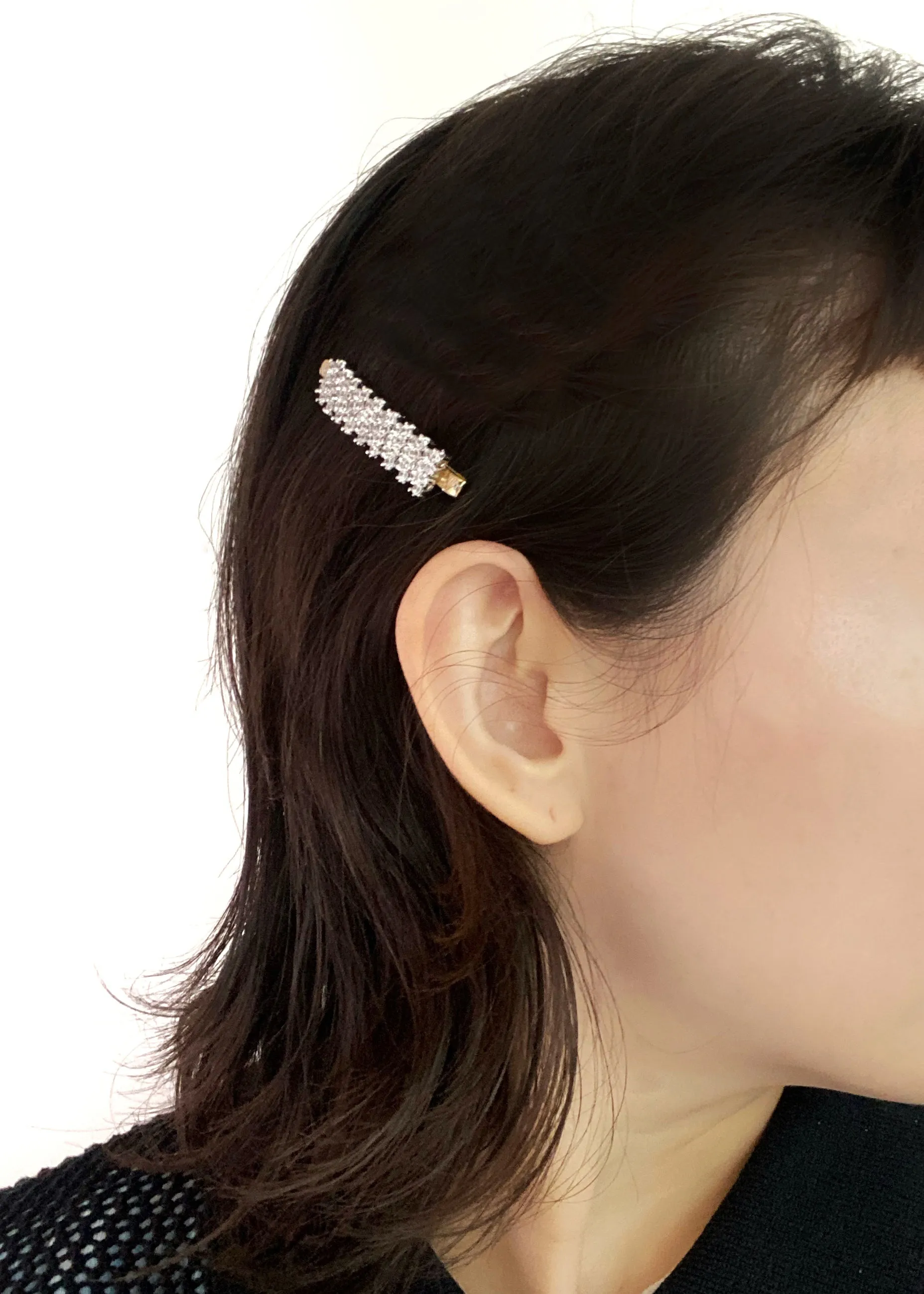 CRYSTAL EMBELLISHED HAIR CLIP