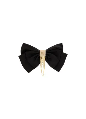 CRYSTAL PAVÉ STUD HAIR BOW