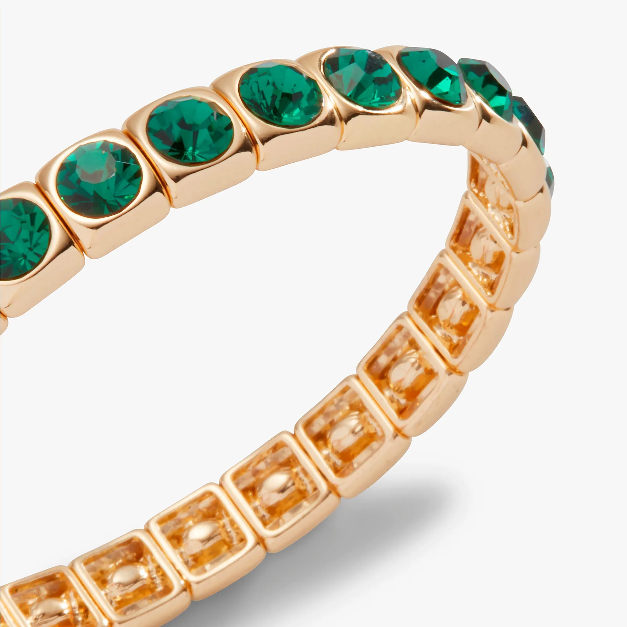 Crystal Stretch Bracelet, Emerald