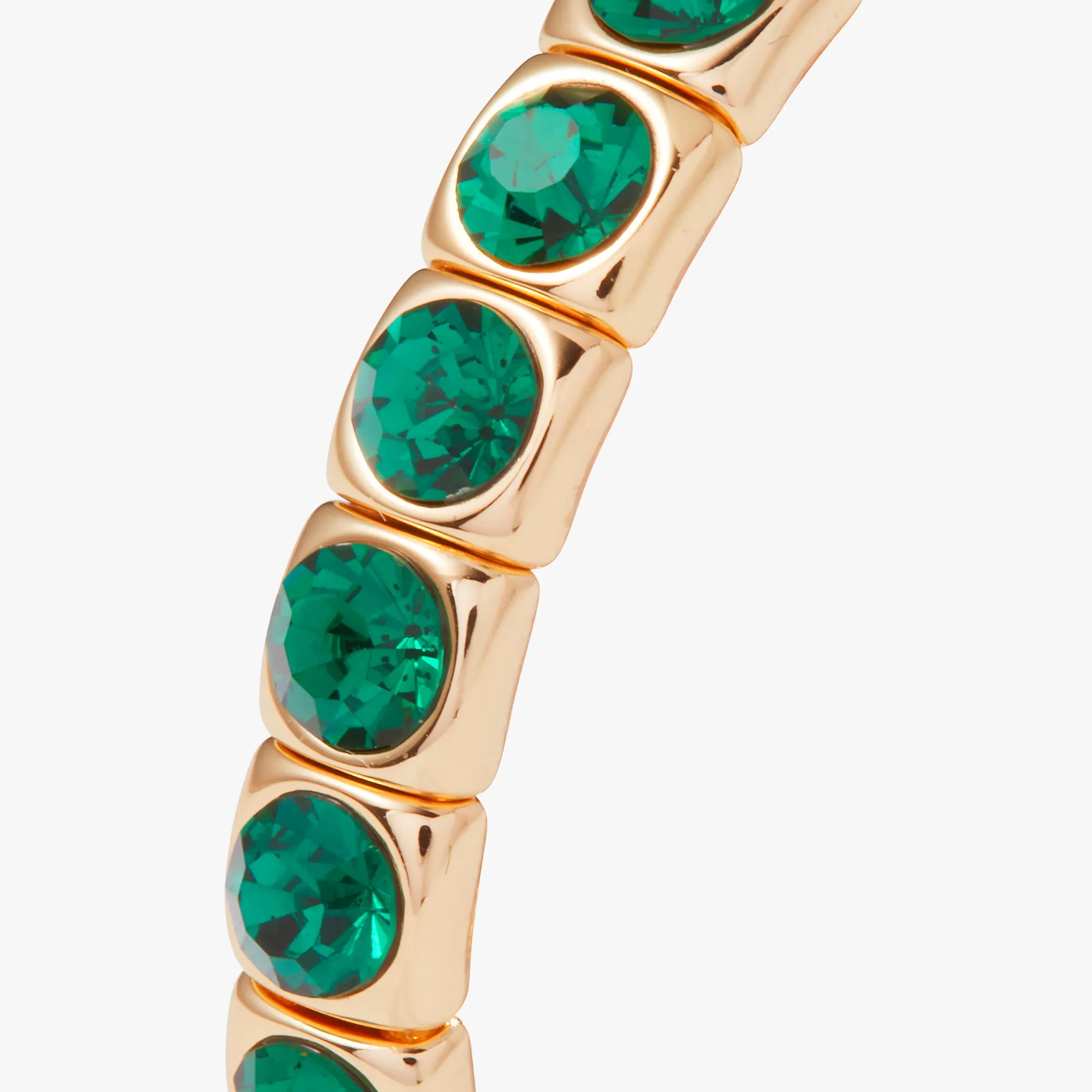 Crystal Stretch Bracelet, Emerald