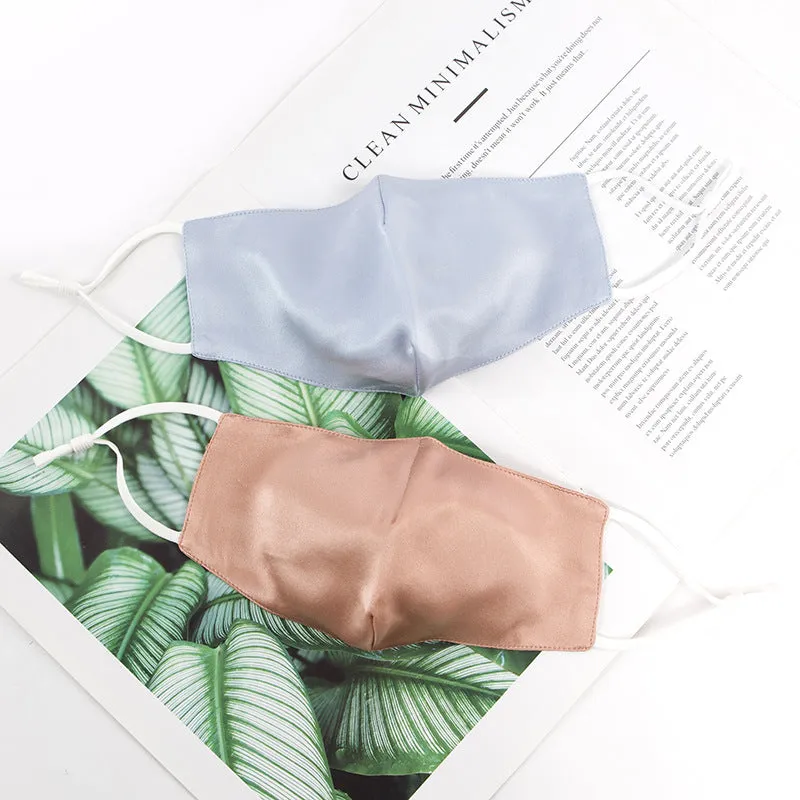 Double face Silk Mask