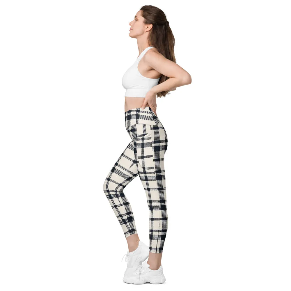 ELEVATED ESSENTIALS, THE PERFECT SIDE POCKET LEGGING CREAM CHECKS