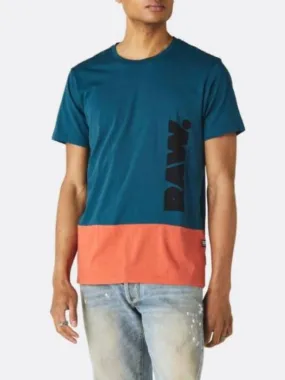 G-STAR INC - Men - Color Block Raw Tee - Nitro