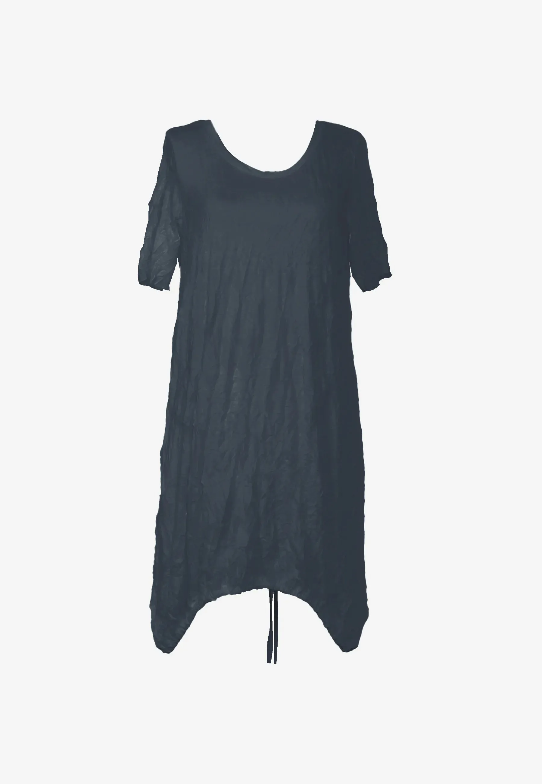 GALE Wrinkled viscose jersey tunic