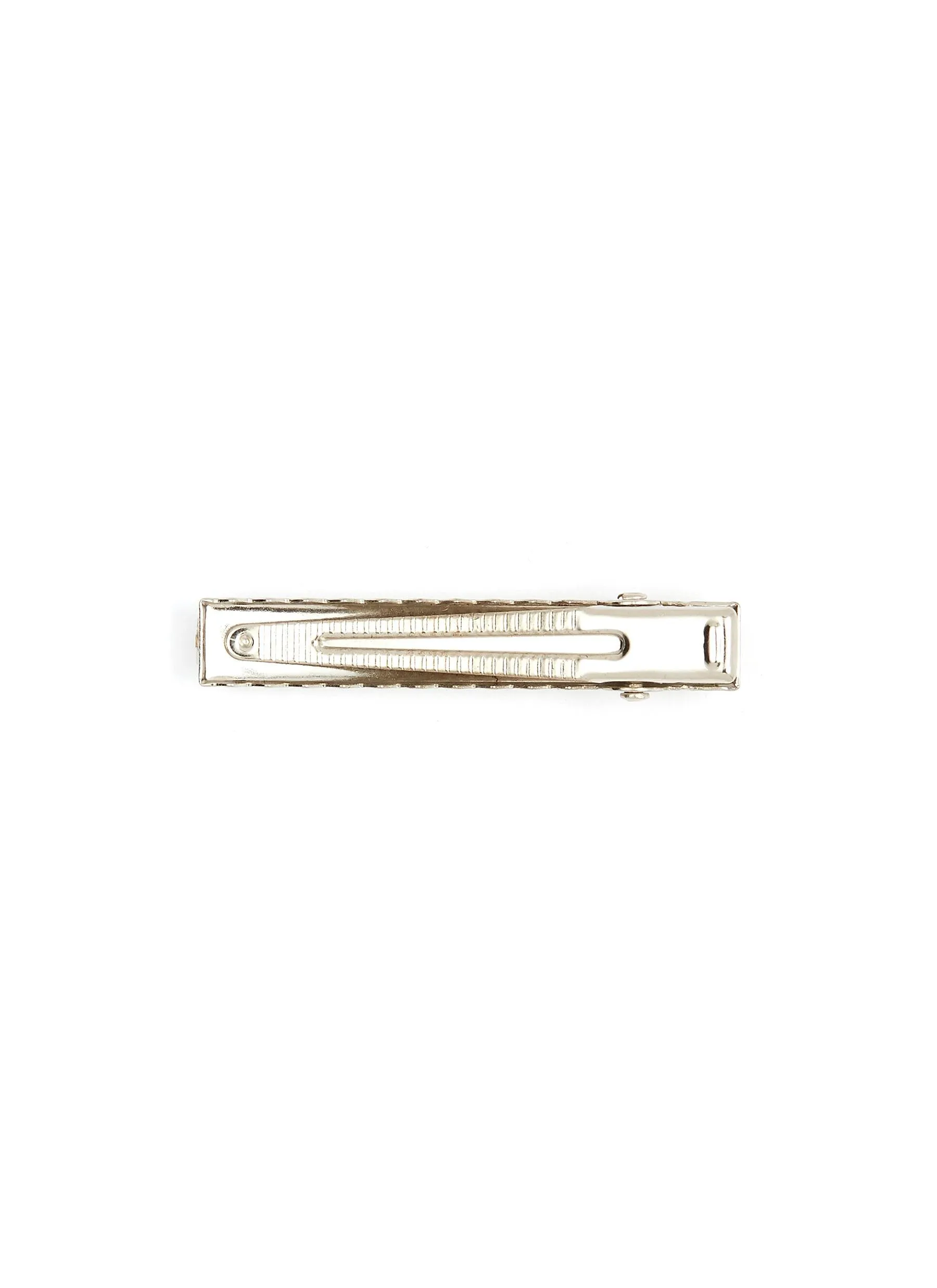 GLASS CRYSTAL LINEAR BAR HAIR CLIP