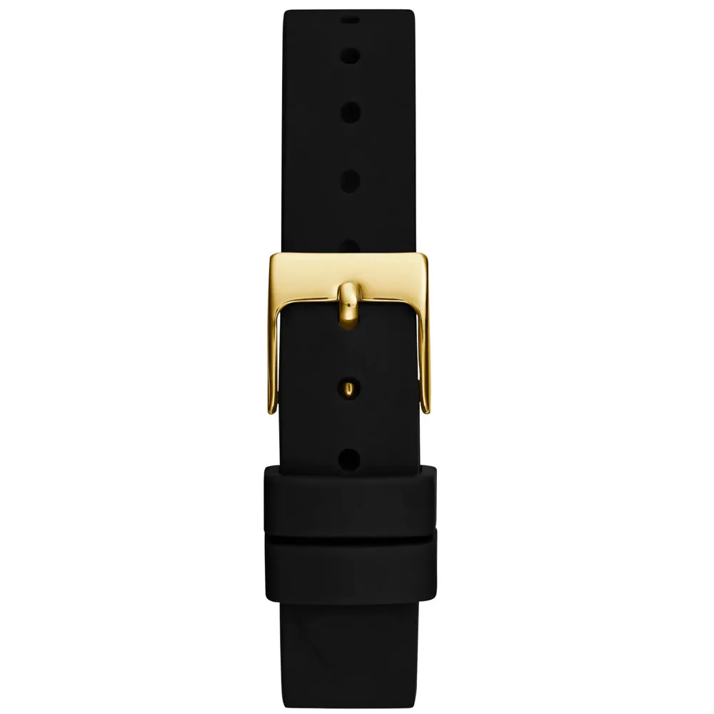 Guess Melody Gold Tone Silicone Strap Ladies Watch GW0469L3