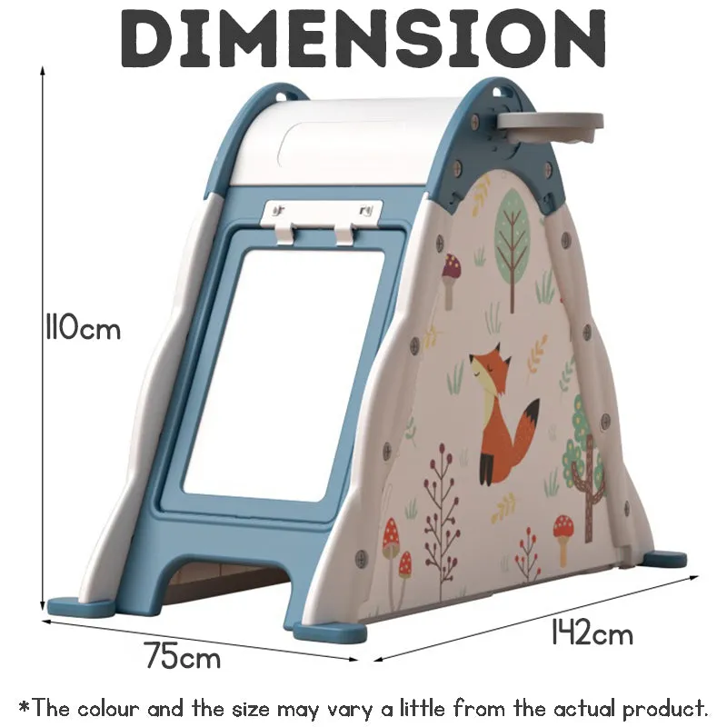 Kids Tent Multifunctional Kids Tent Playhouse Climbing Toys for Kids Drawing Climbing Building Blocks Toy Foldable