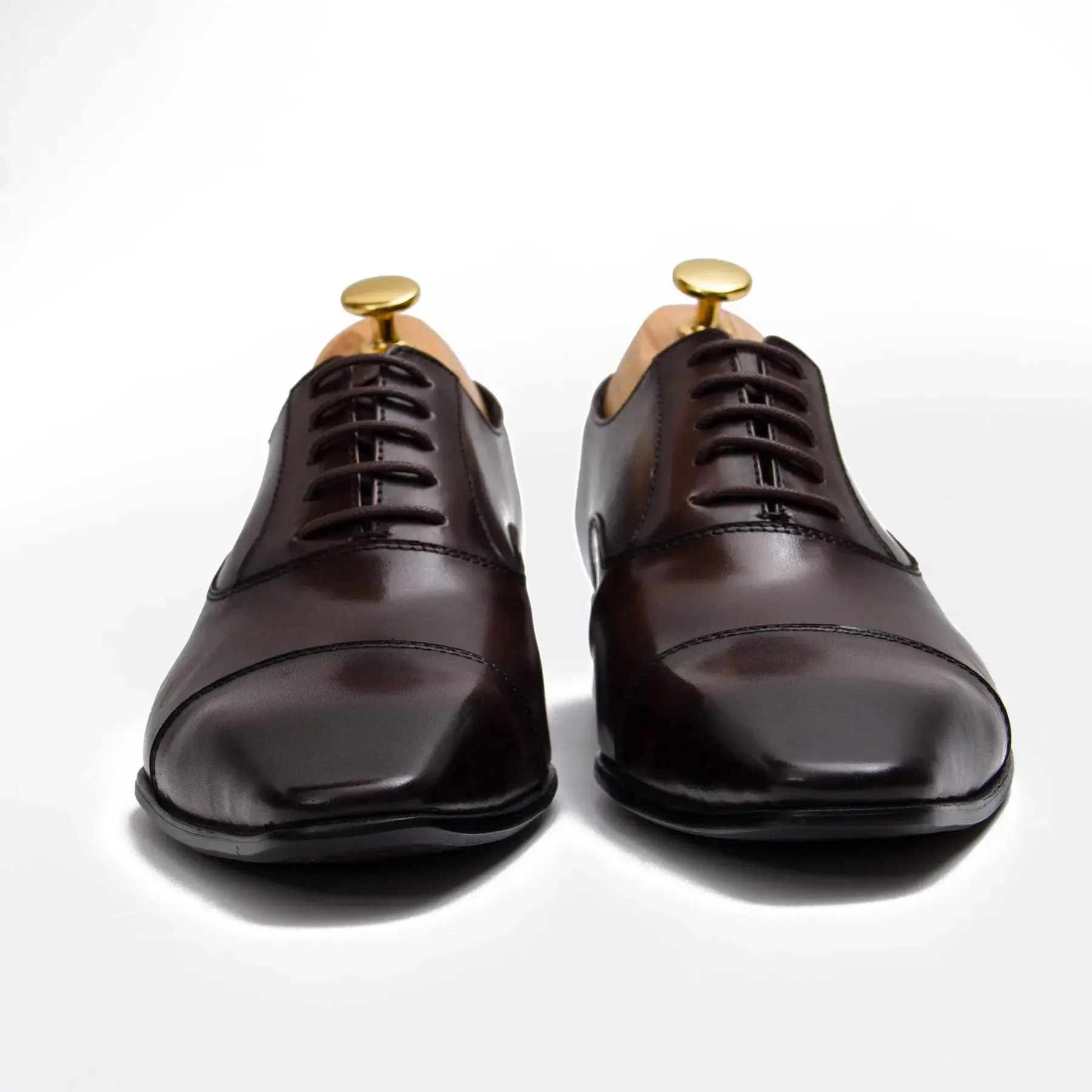 Men's Black Leather Oxford Shoes