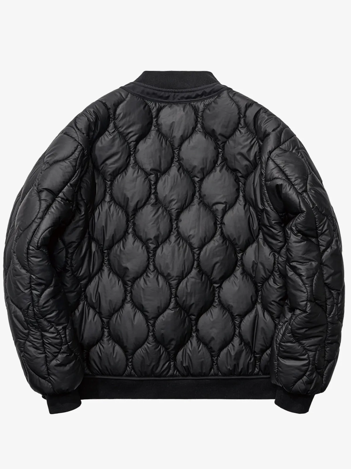 Men's Padded Quilted Lightweight Bomber Jacket